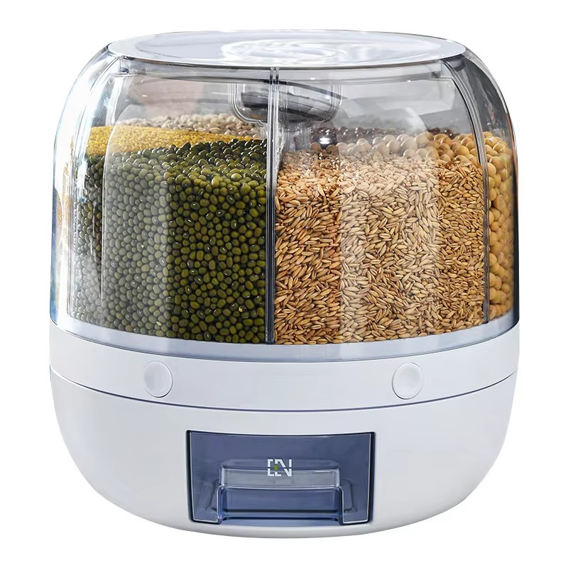 Rotating Rice Dispenser with 360° Rotation