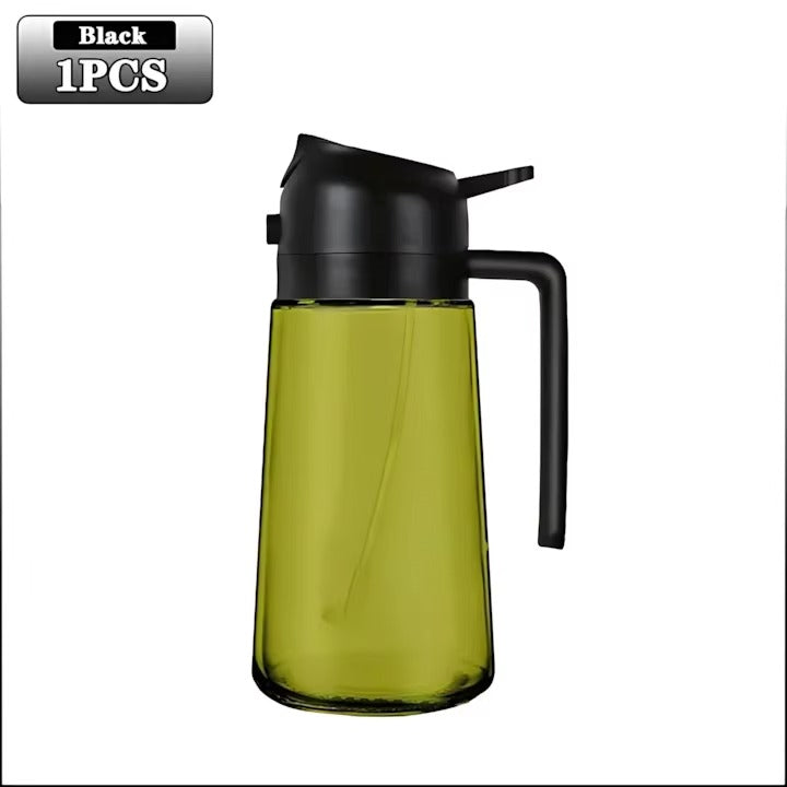 2 in 1 Glass Oil Sprayer & Dispenser