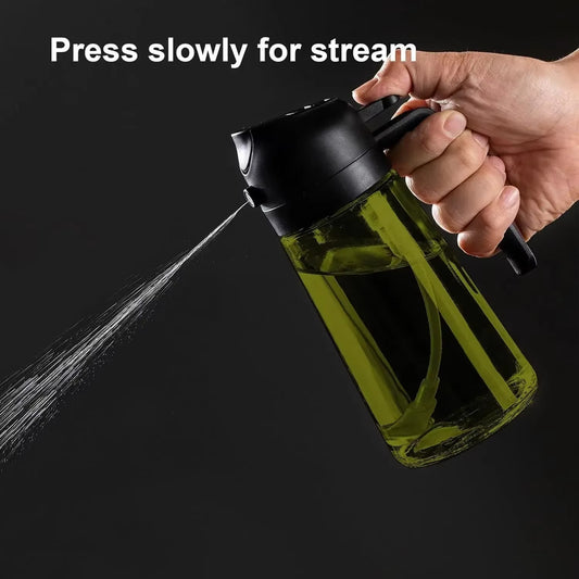 2 in 1 Glass Oil Sprayer & Dispenser