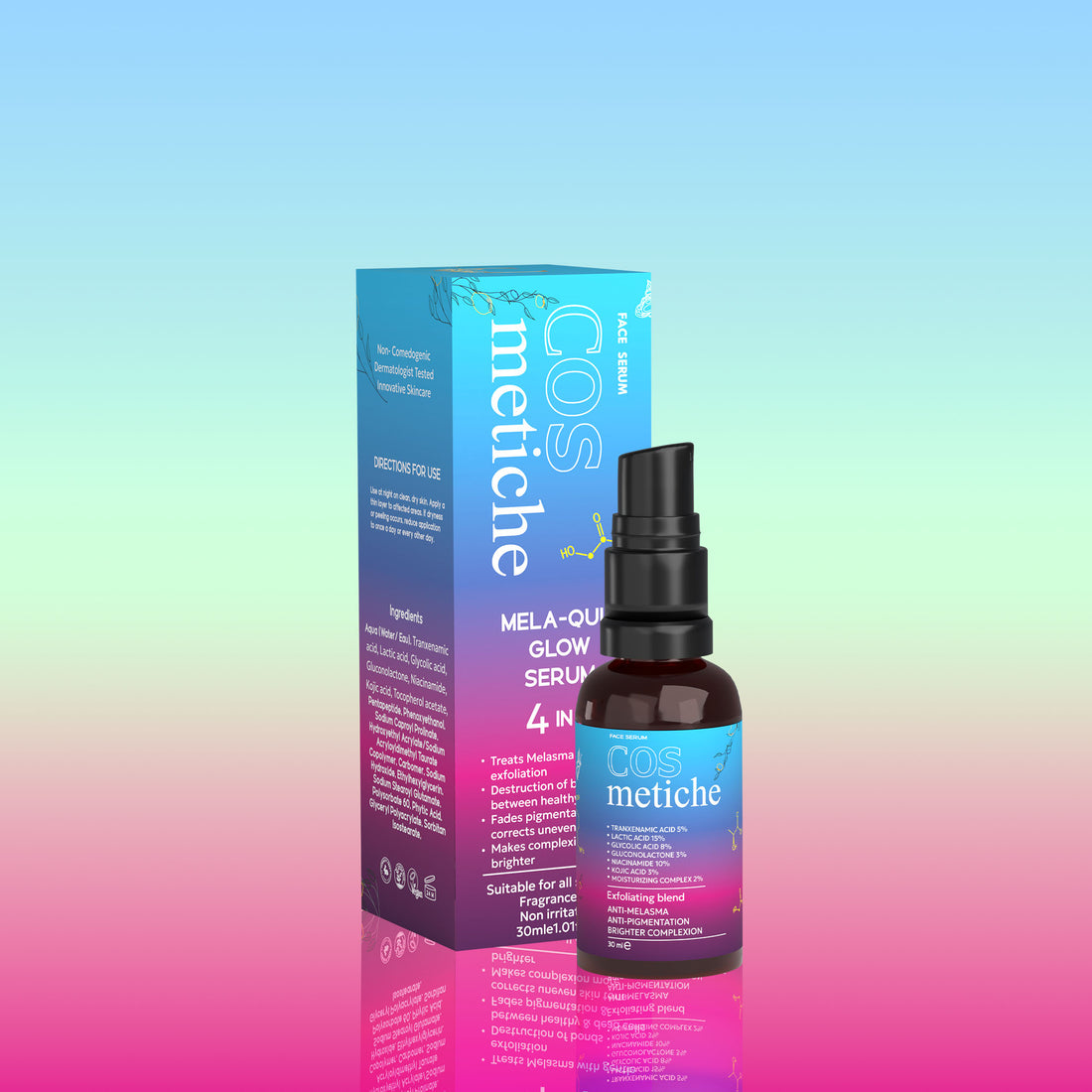 Mela-Quit glow Facial Foam